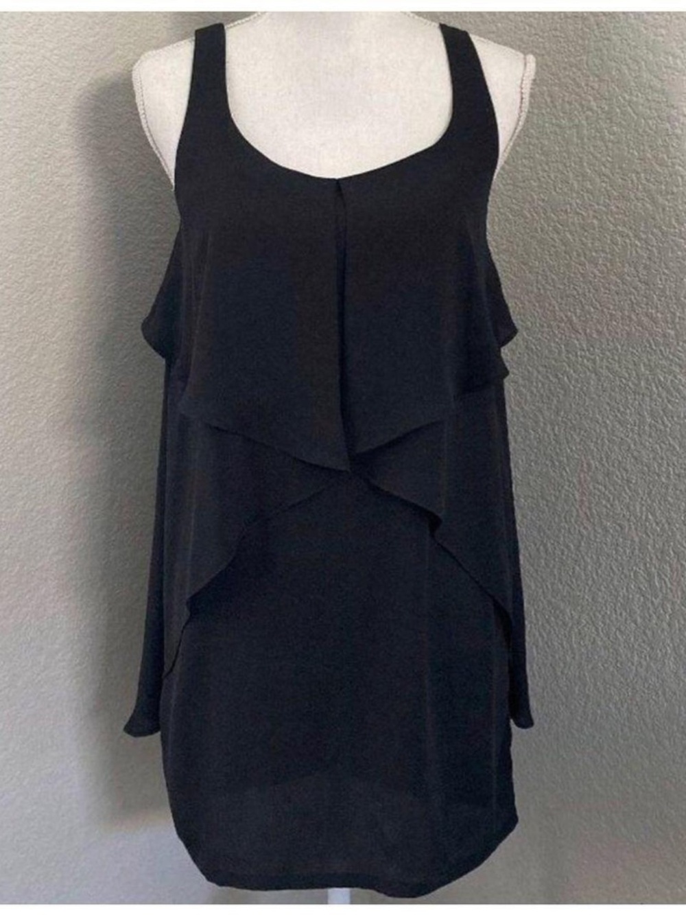Pins and Needles Draped Sheath Dress in Black - Size Medium